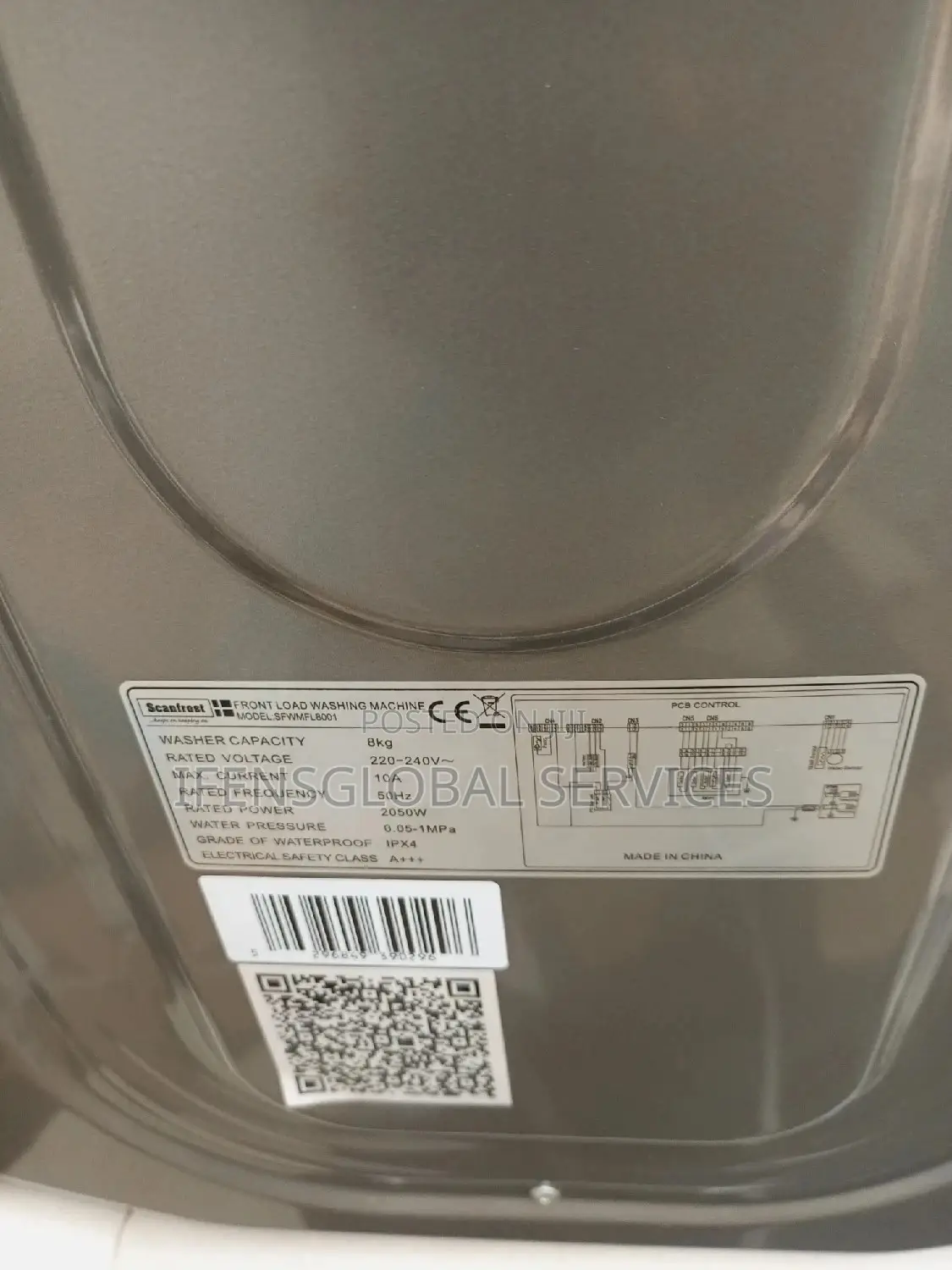 8kg Midea Automatic Washing Machine