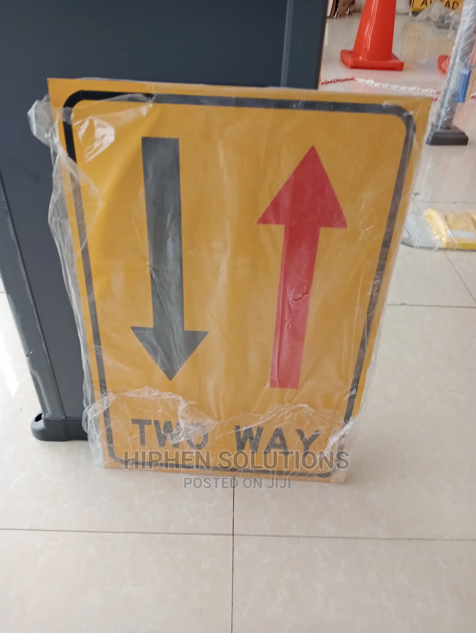 Two Way Traffic Road Sign