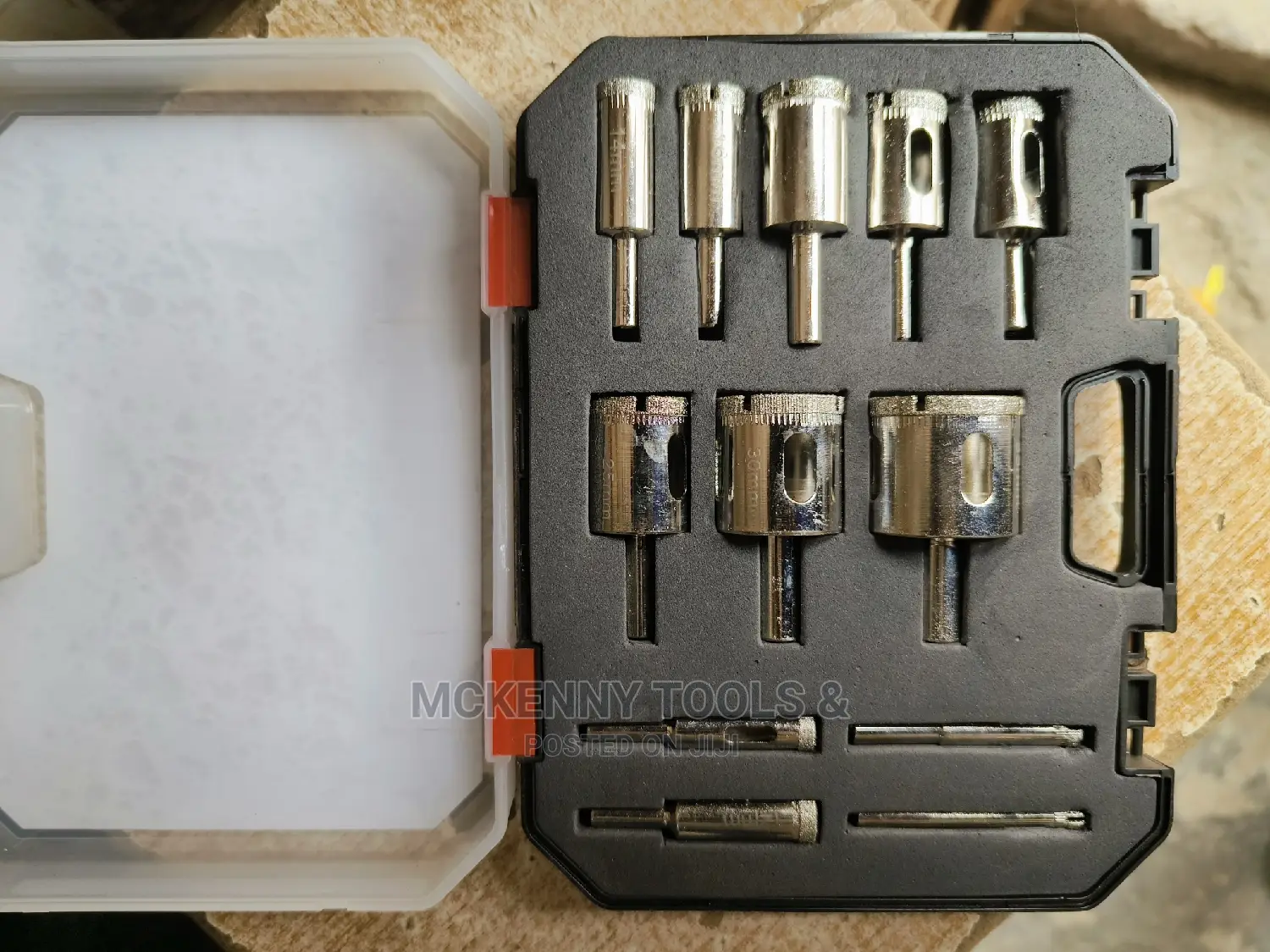 Jumlee Glass Holesaw 12pc Set