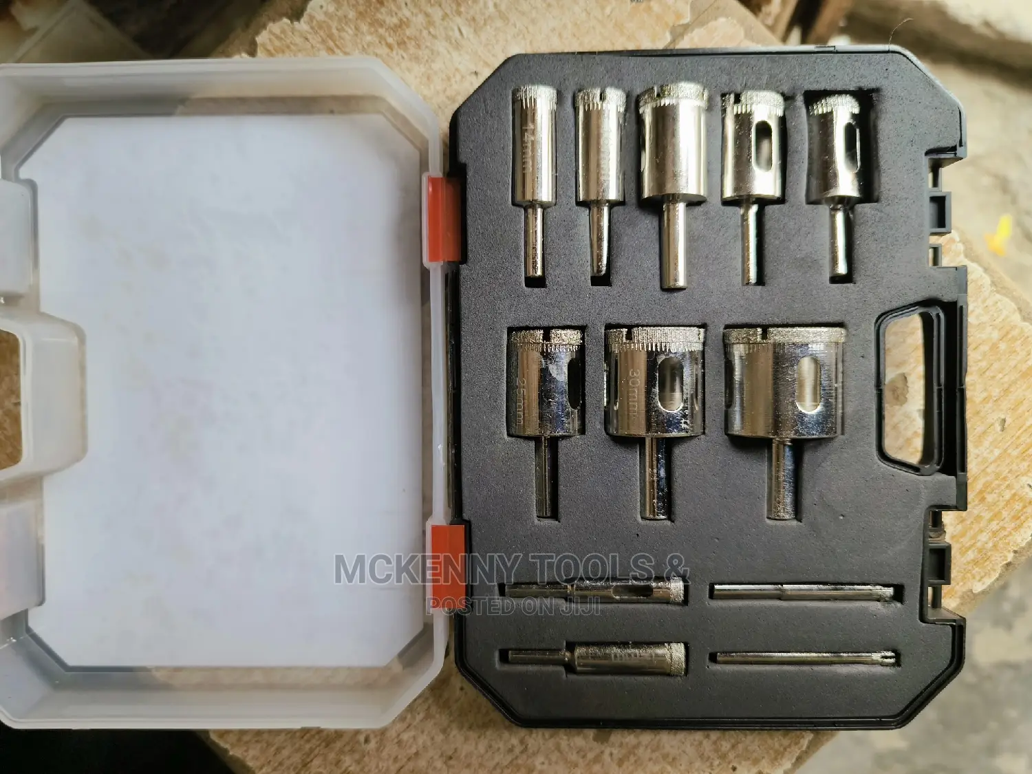 Jumlee Glass Holesaw 12pc Set