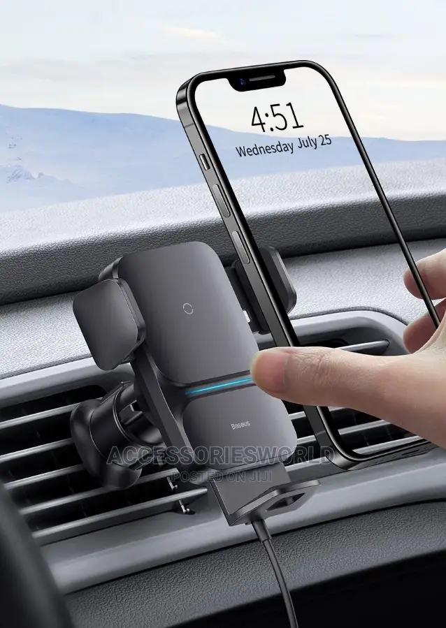 Bsaeus Wisdom Alignment Car Air Vent Mount Wireless Charger