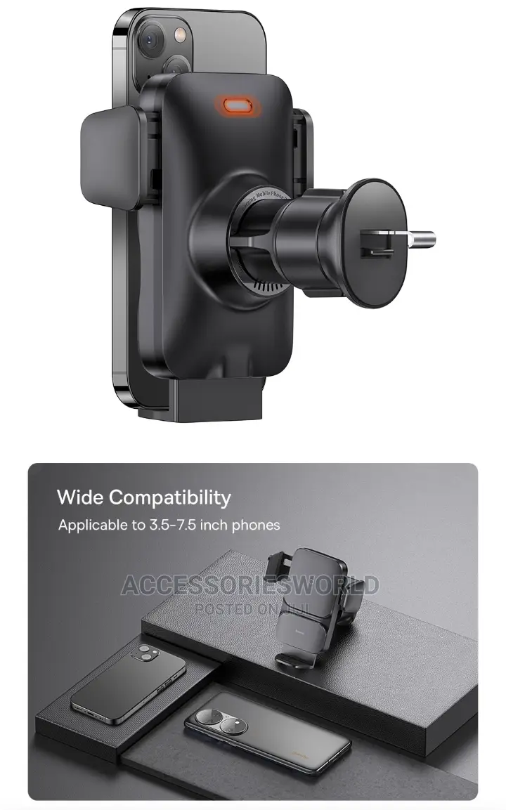 Bsaeus Wisdom Alignment Car Air Vent Mount Wireless Charger
