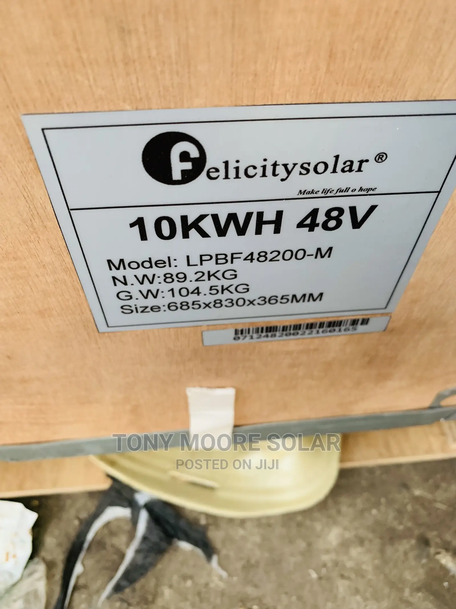 48v 10kwh Felicity Lithium Battery