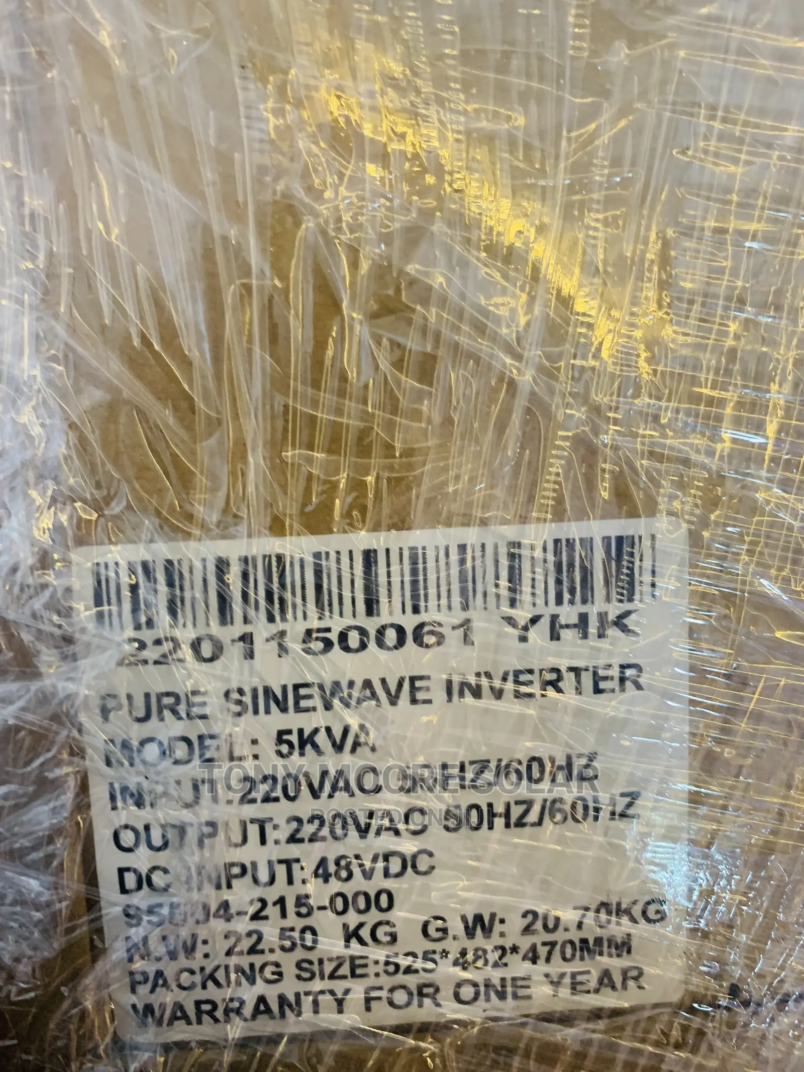 Yohako 5kva 48v Inverter
