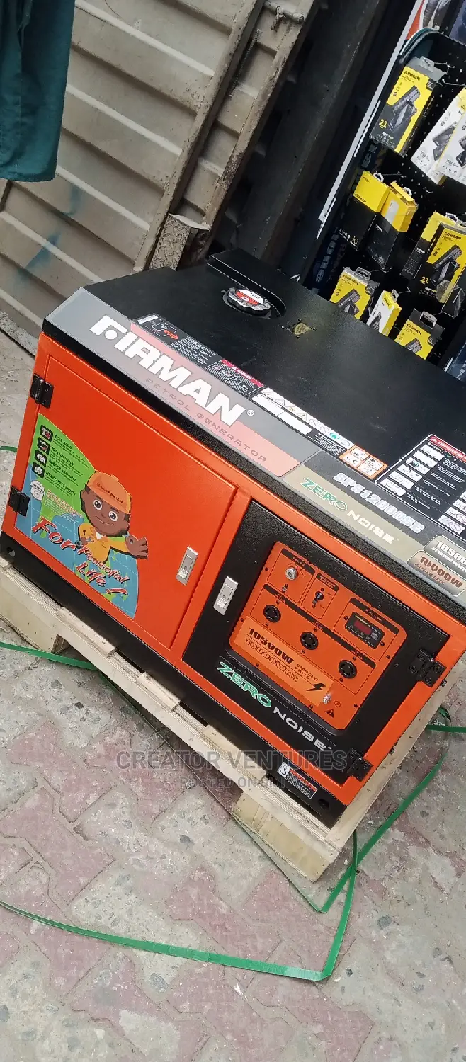 Fireman Zero Noise Sound Proof Petrol Generator,Fully Coper