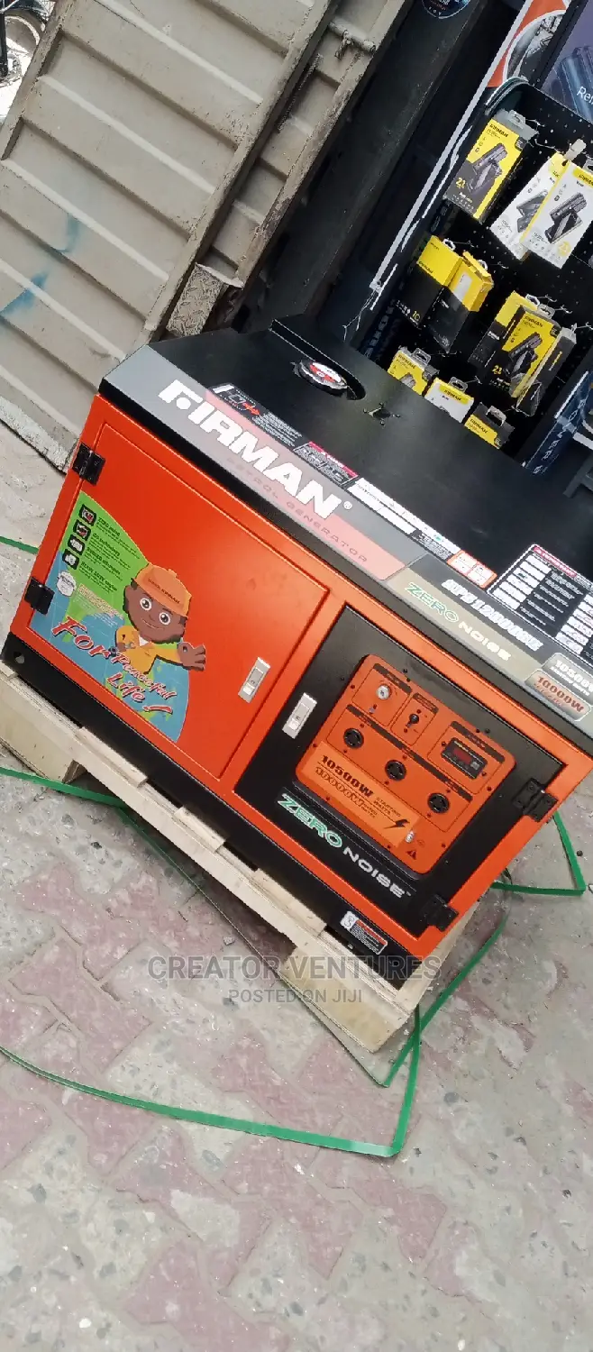 Fireman Zero Noise Sound Proof Petrol Generator,Fully Coper