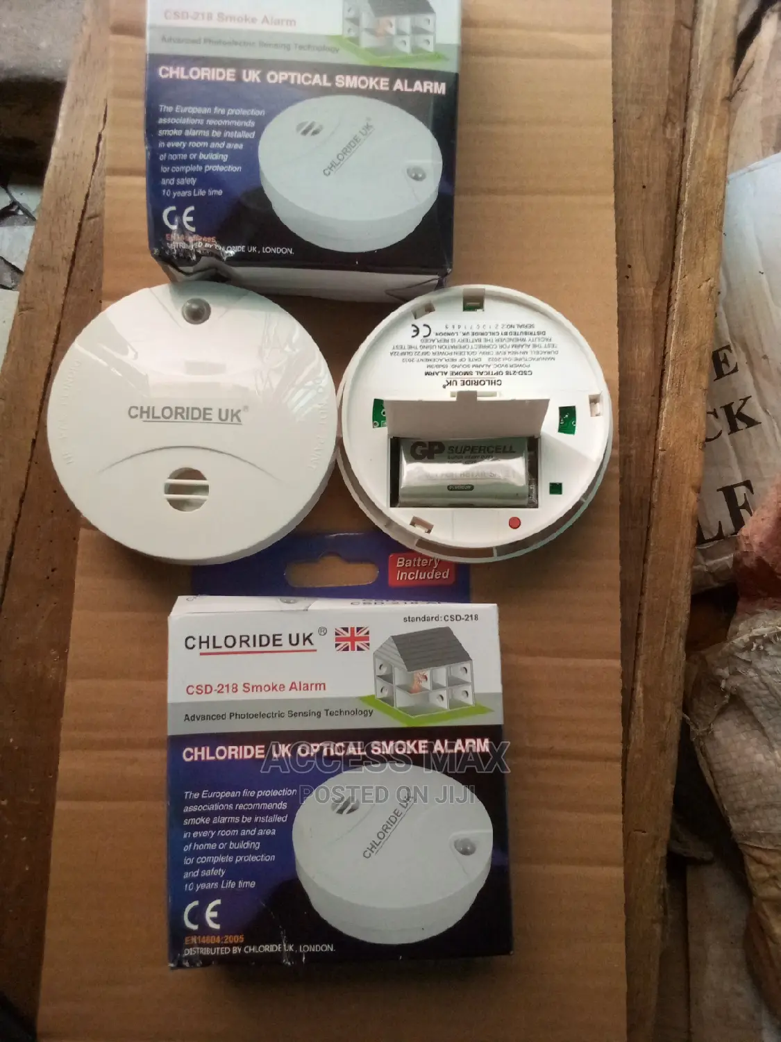 Wireless Smoke Detector With Battery