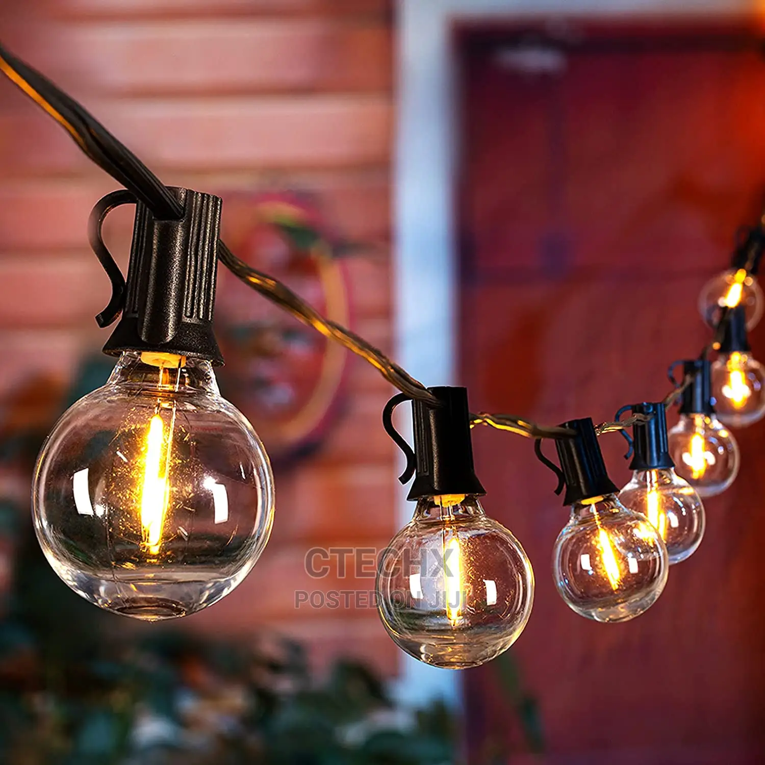 Globe String Lights, 50ft G40 Outdoor 50 Bulbs