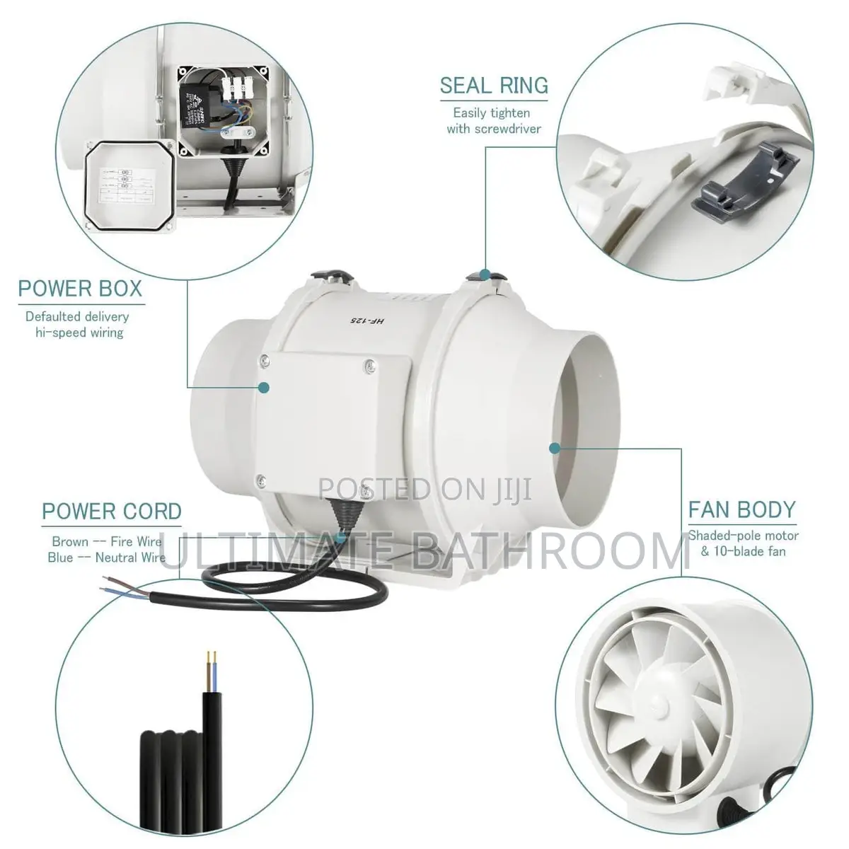 Inlet Exhaust Fan