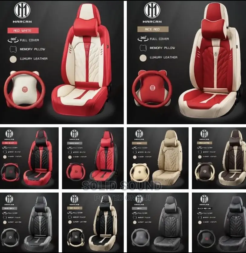 12D Leather Seat Cover