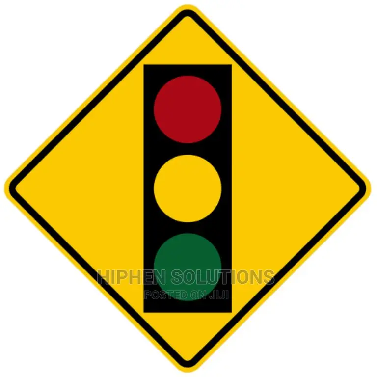 Traffic Signal Ahead Street Sign