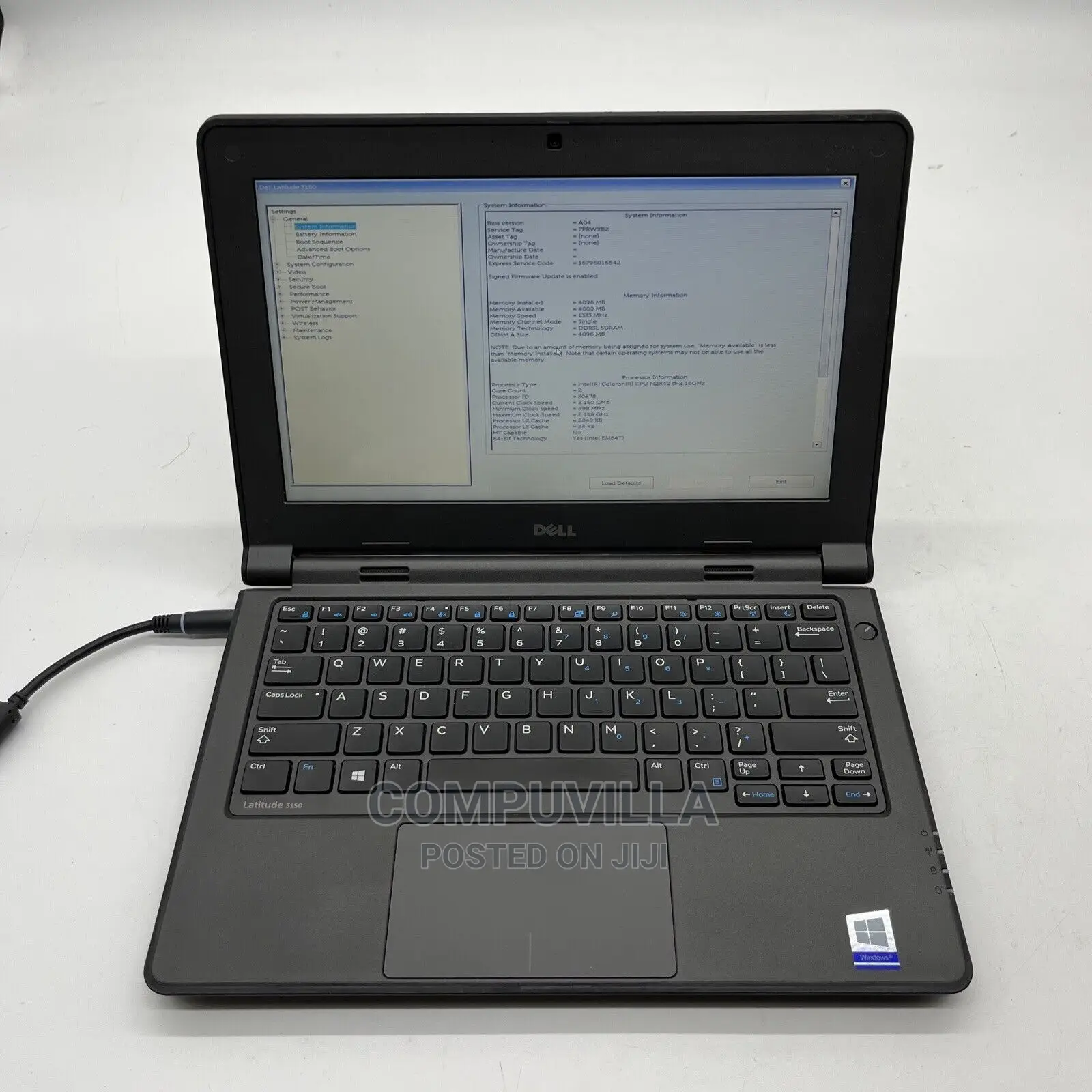 Laptop Dell Latitude 11 3150 4GB Intel Pentium SSD 128GB