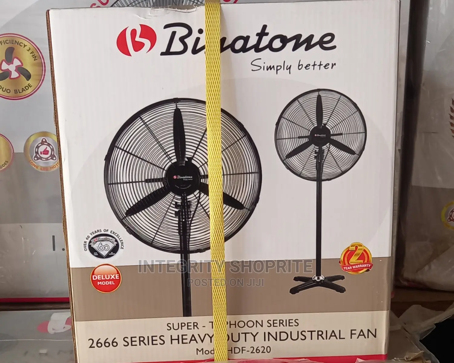 Binatone Heavy Duty Industrial Fan 26 Inch HDF-2620
