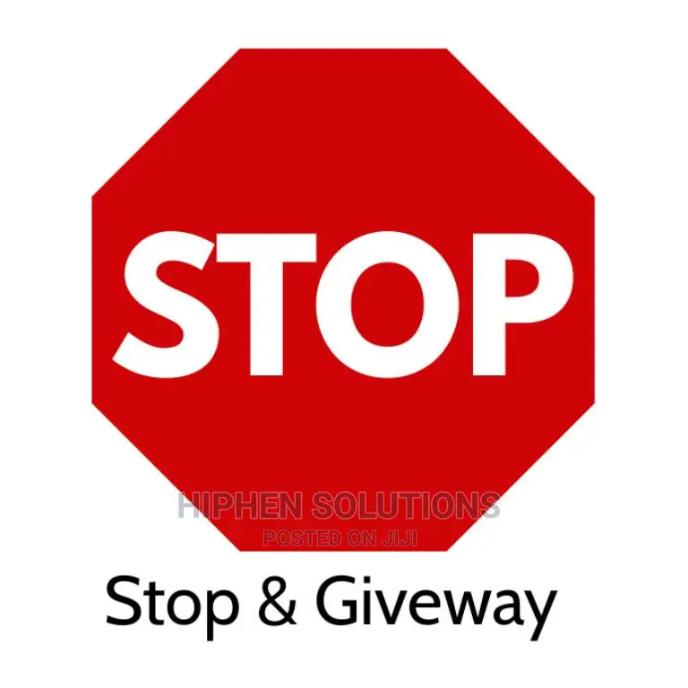 Portable Give Way And Stop Signs