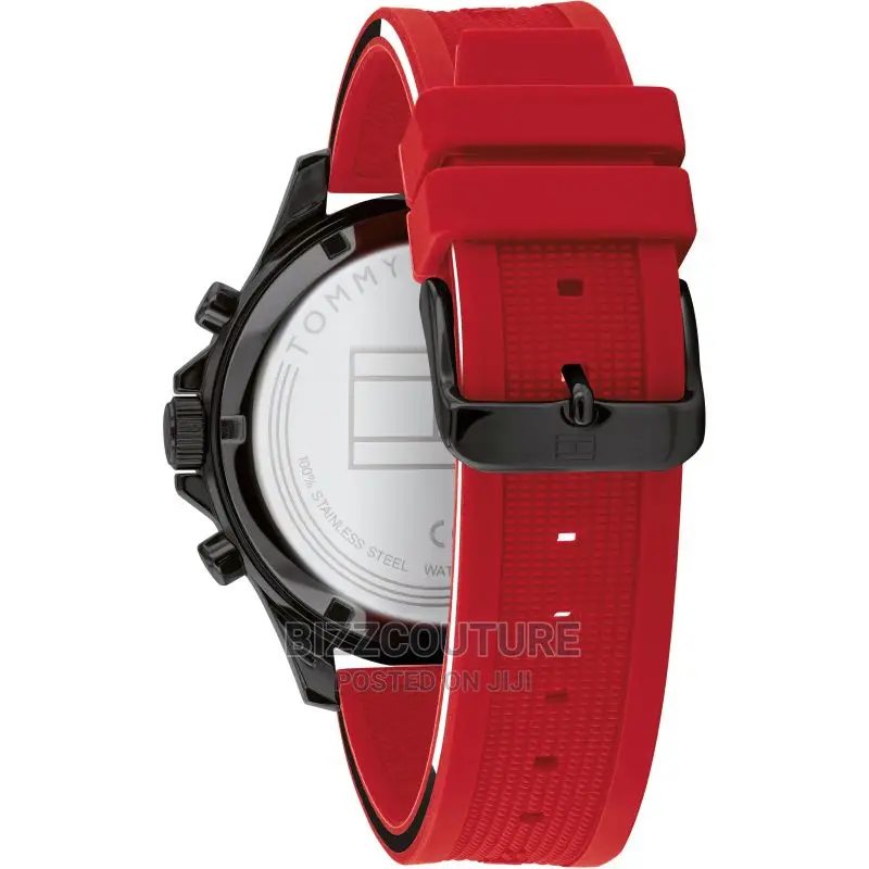 Original TOMMY HILFIGER Rubber Strap Watch Available Instore
