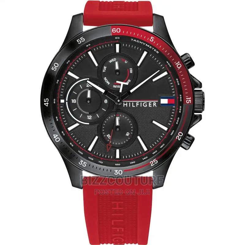 Original TOMMY HILFIGER Rubber Strap Watch Available Instore