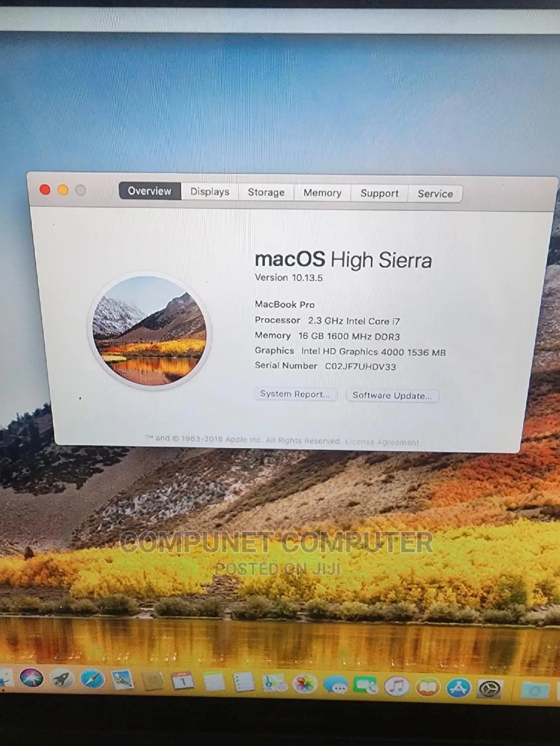 Laptop Apple MacBook 2012 16GB Intel Core I7 HDD 1T