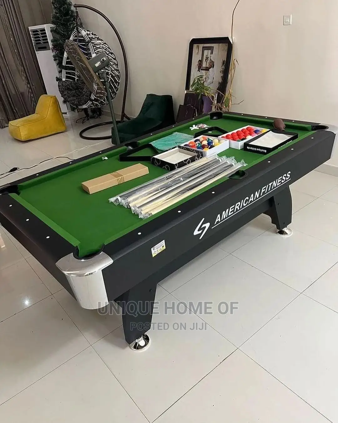 7ft X 4ft Snooker Pool Table With Complete Accessories