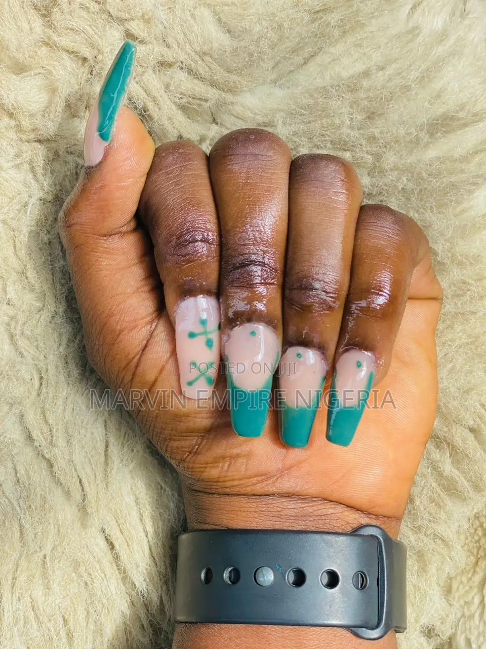 Beautiful Acrylic and Stick on Nails
