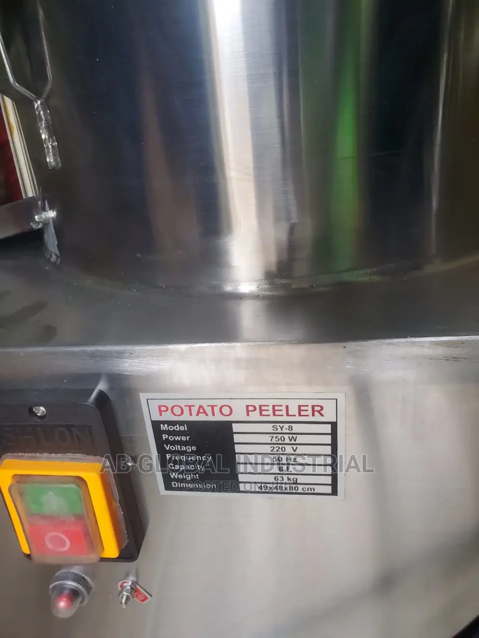 Potatoes Peeler 8kg