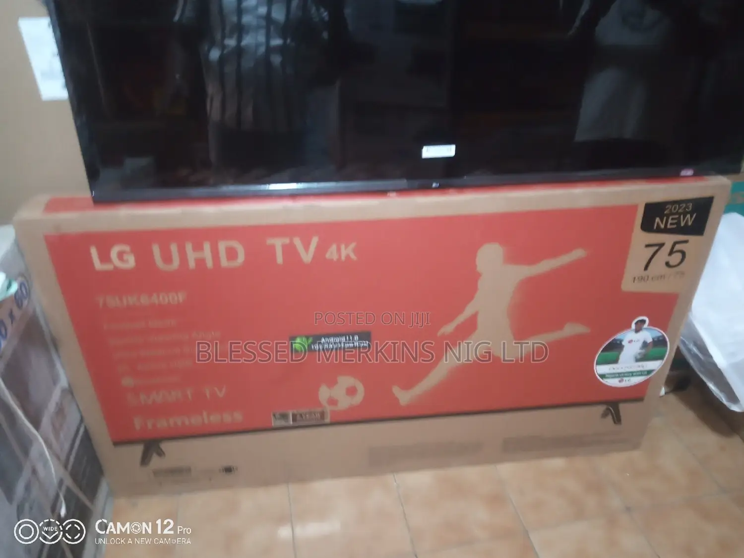 LG Smart T.V. U.H.D.75" Flameless