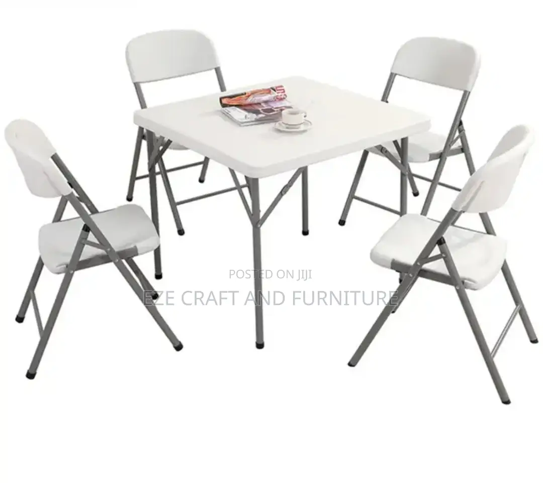 Squared Foldable and 4 Foldable Chairs
