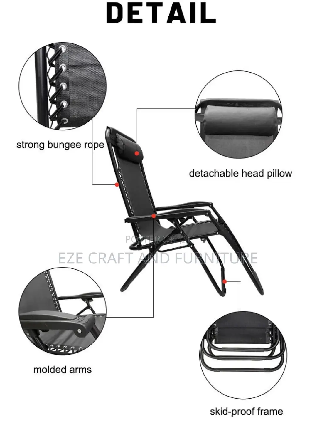 Lounge Relaxing Foldable Chair