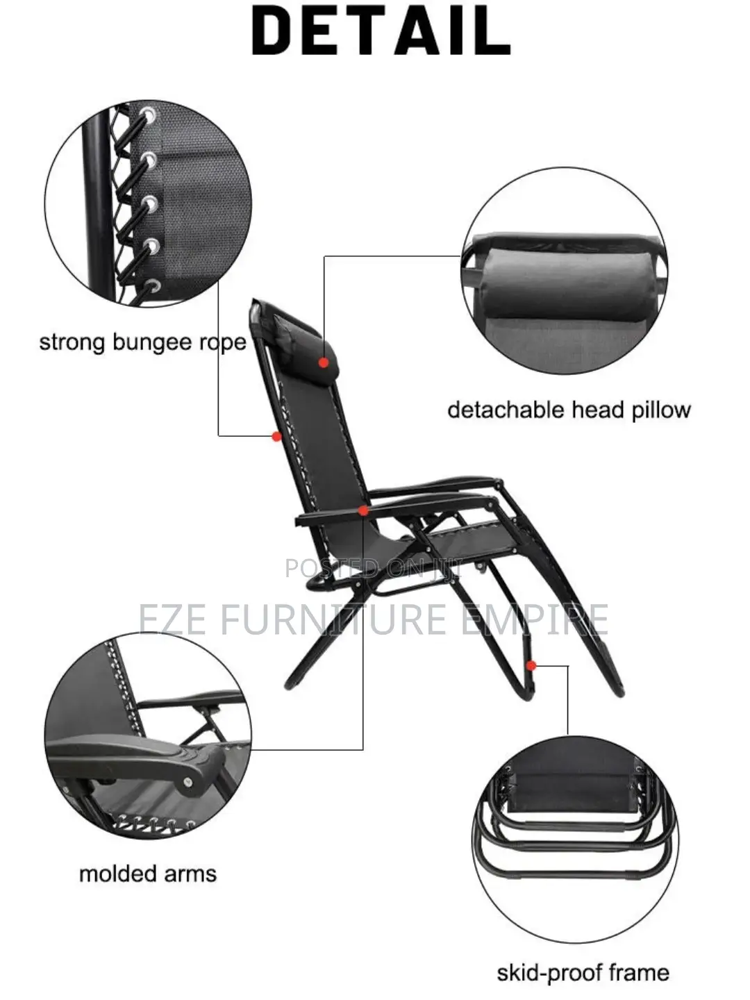 Lounge Relaxing Foldable Chair