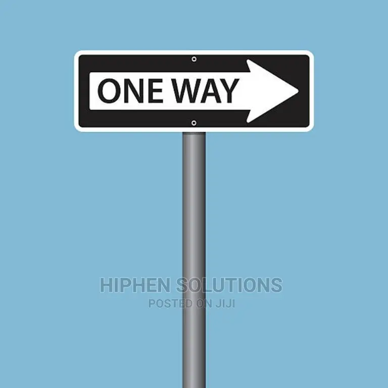 One Way Arrow Right Traffic Sign