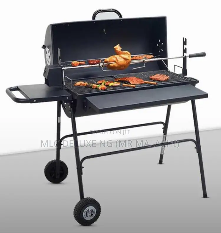 Luxury Charcoal Bbq Grill/Barbecue Grill With Rotisserie