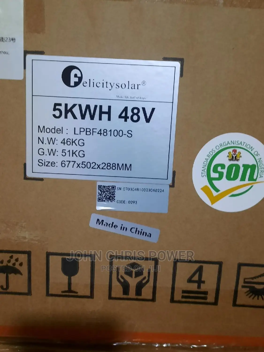 5kwh 48v Felicity Lithium Battery