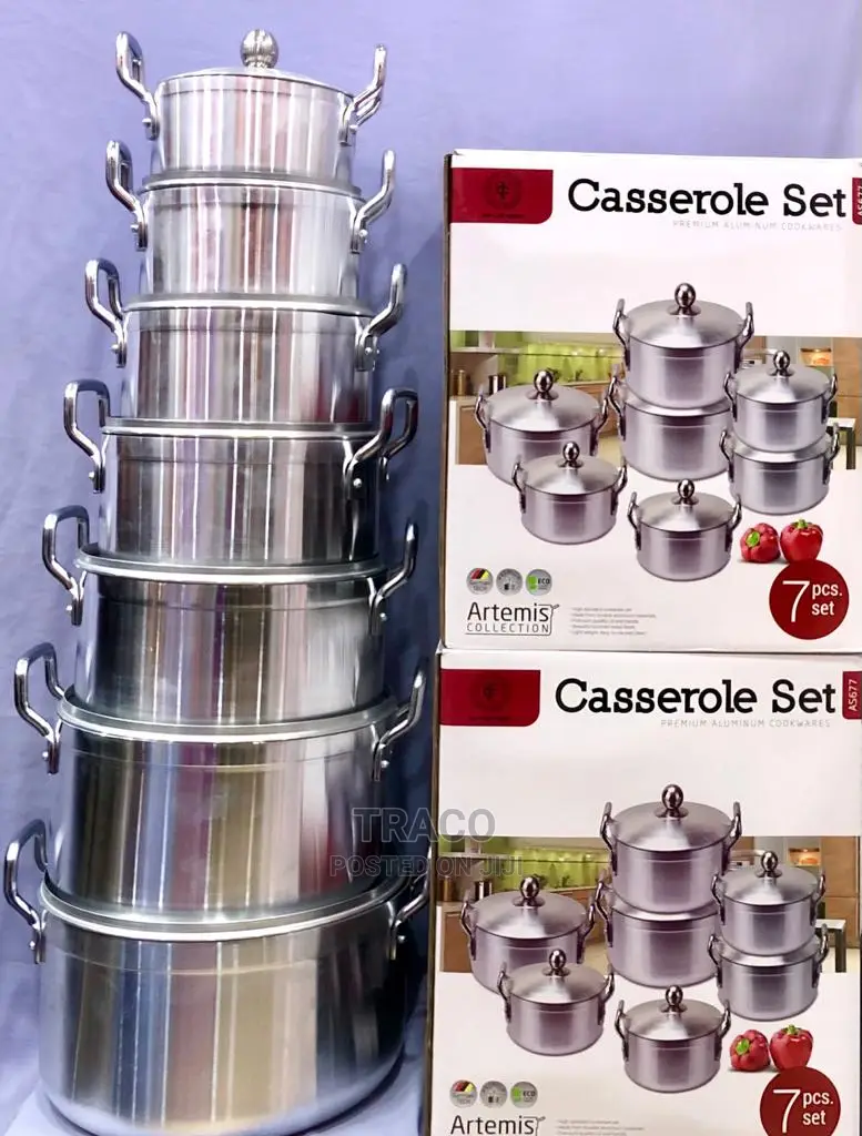 7 Sets of Casserole Pots