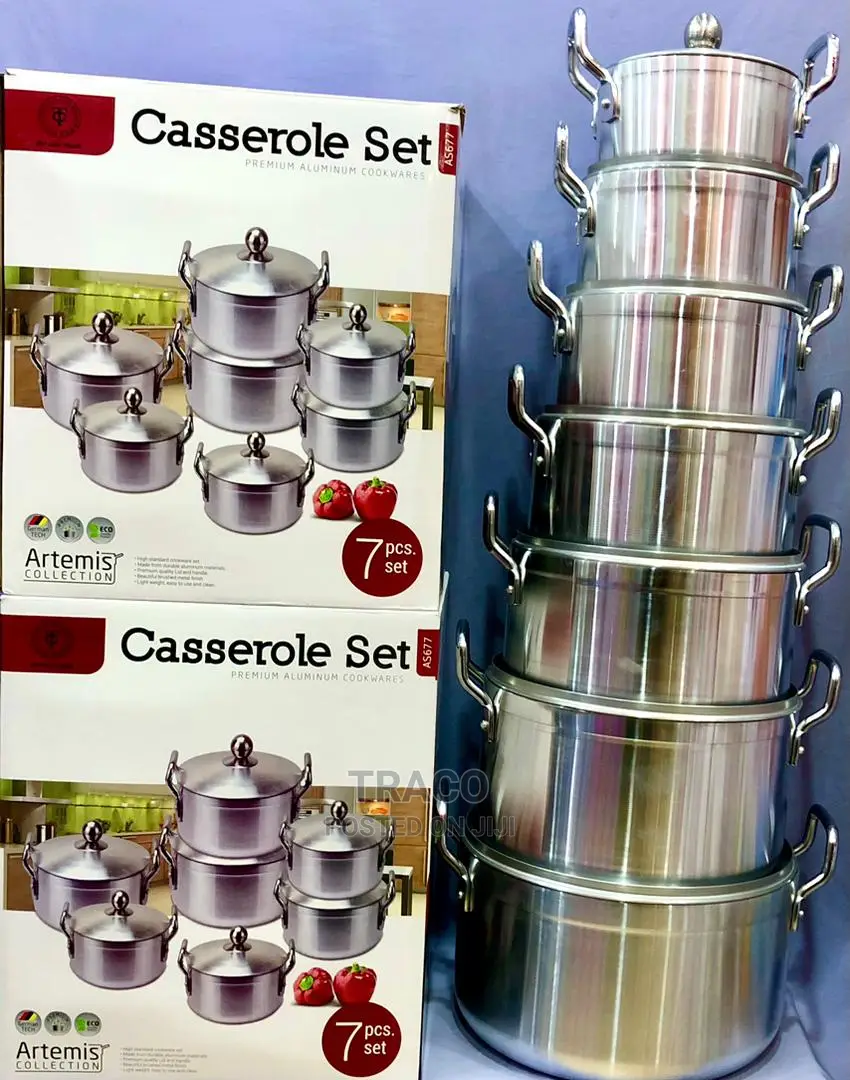 7 Sets of Casserole Pots