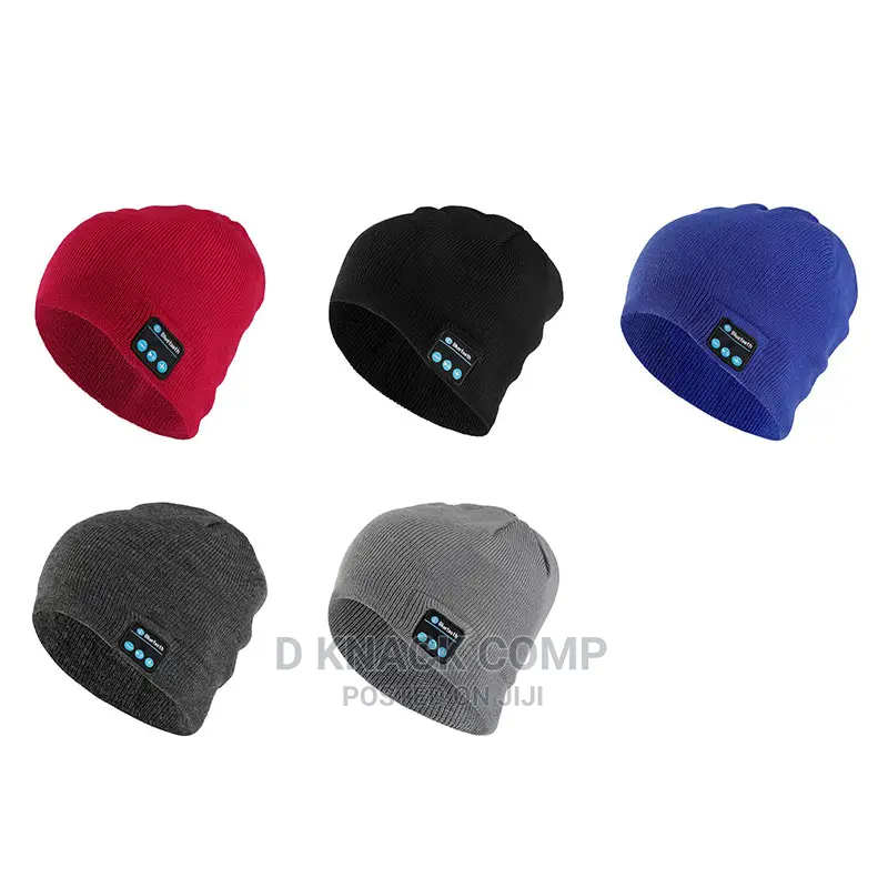 Beanie Cap Bluetooth Earphone - Black