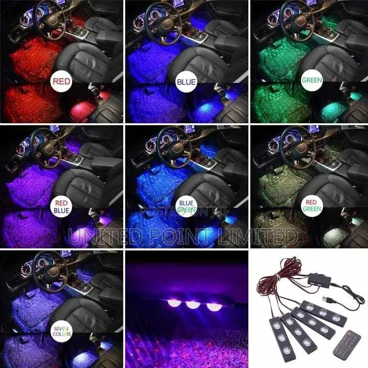 Car Interior Footmat Light Ambience
