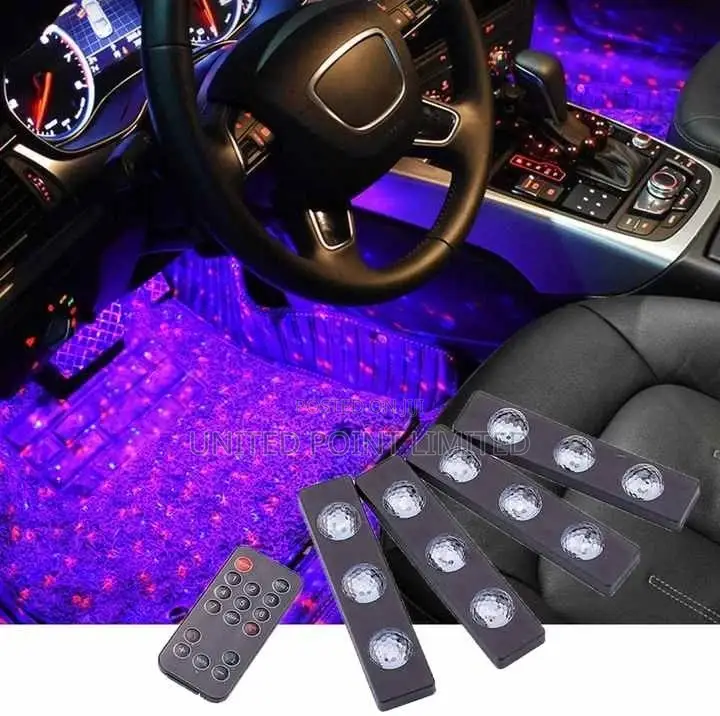 Car Interior Footmat Light Ambience