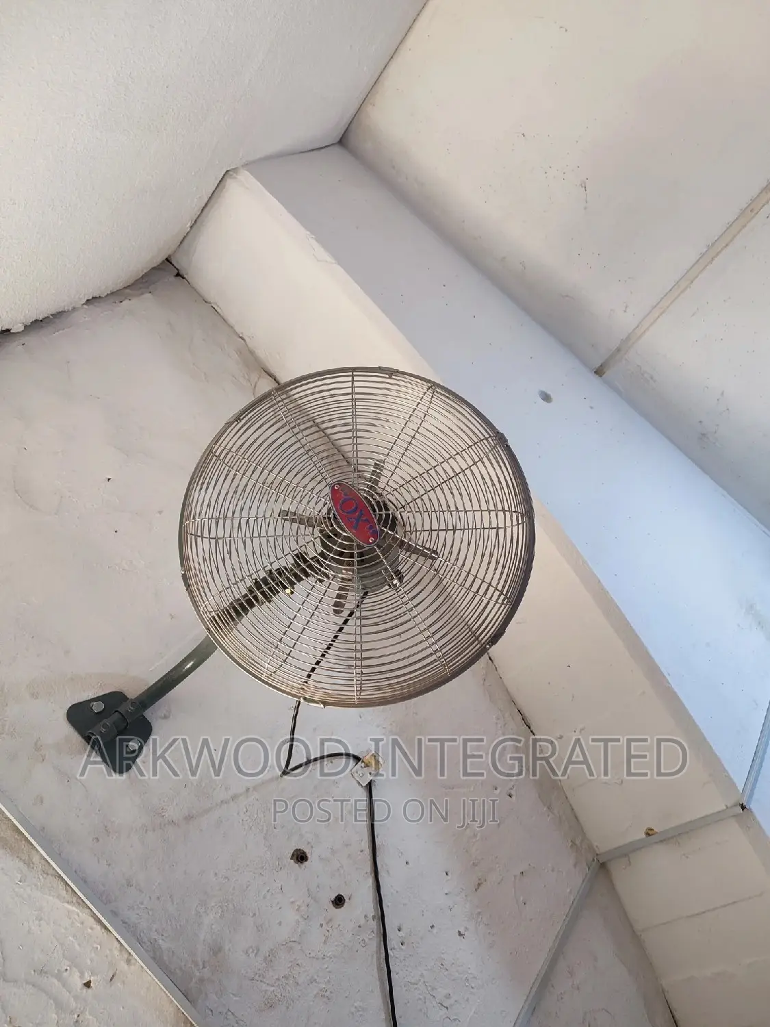 OX Industrial Wall Mounted Fan 18inch