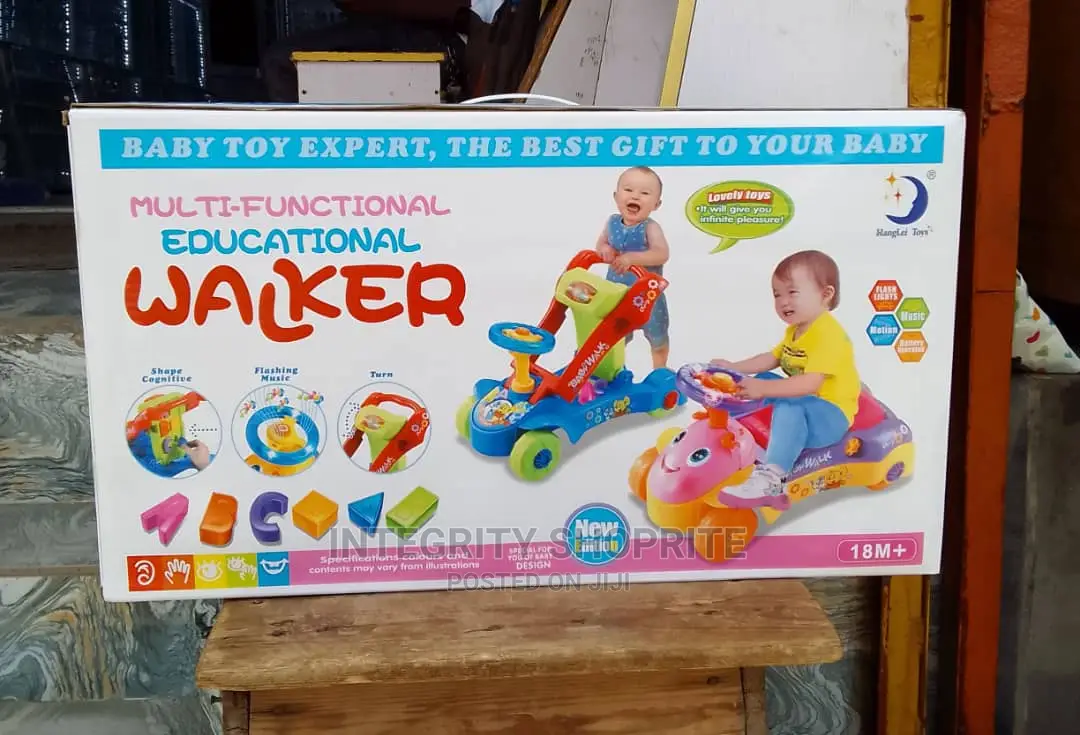 2 in 1 Multi- Functional Educational Baby Walker