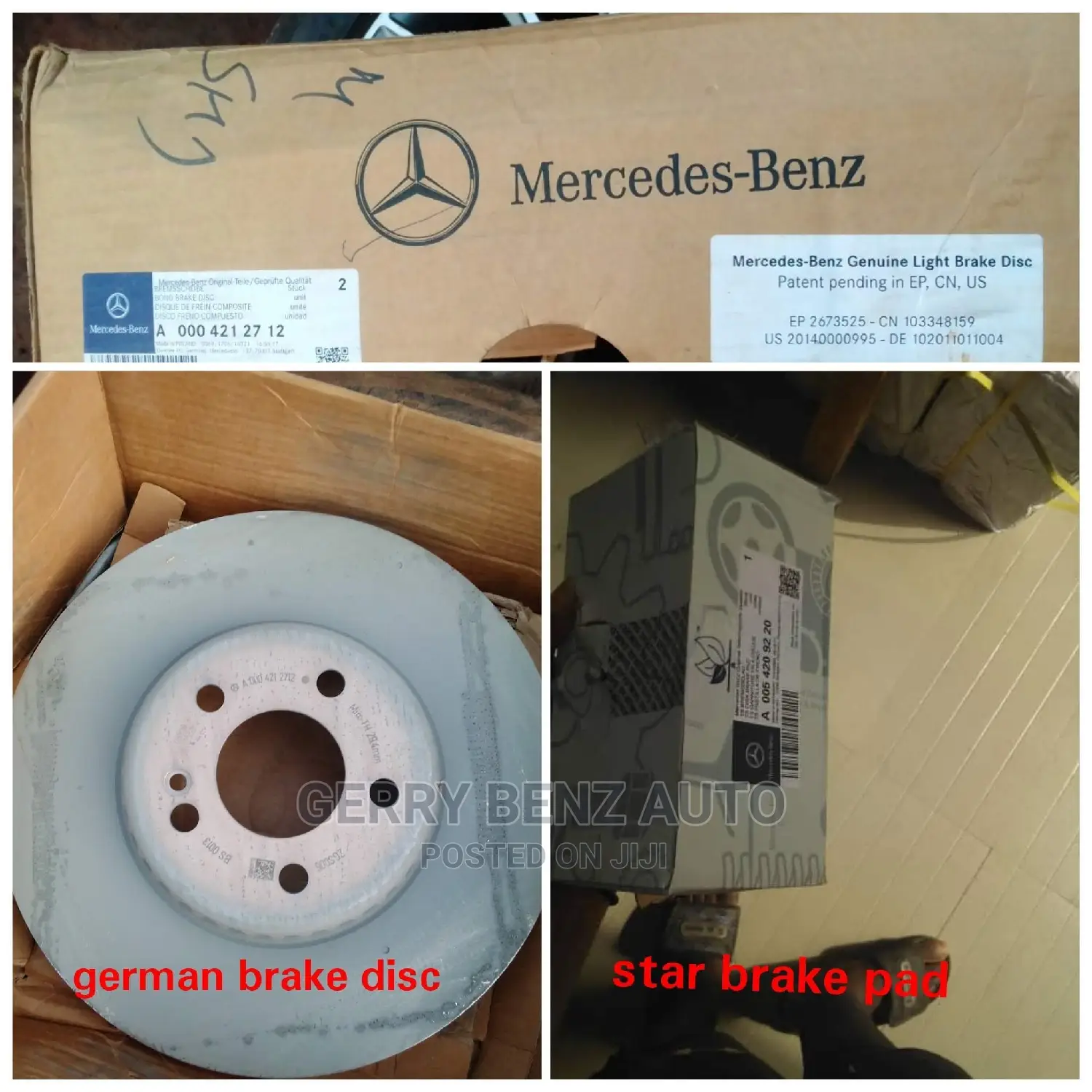 Brake Disc and Brake Pads