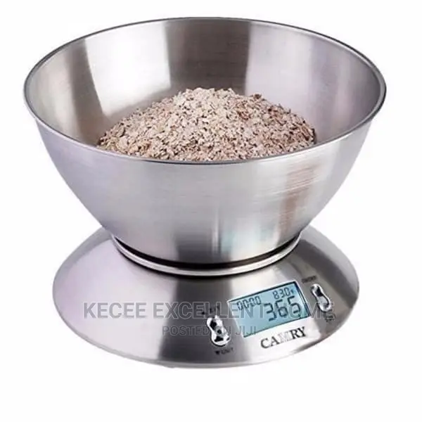Camry Electronic Kitchen Scale -Stainless
