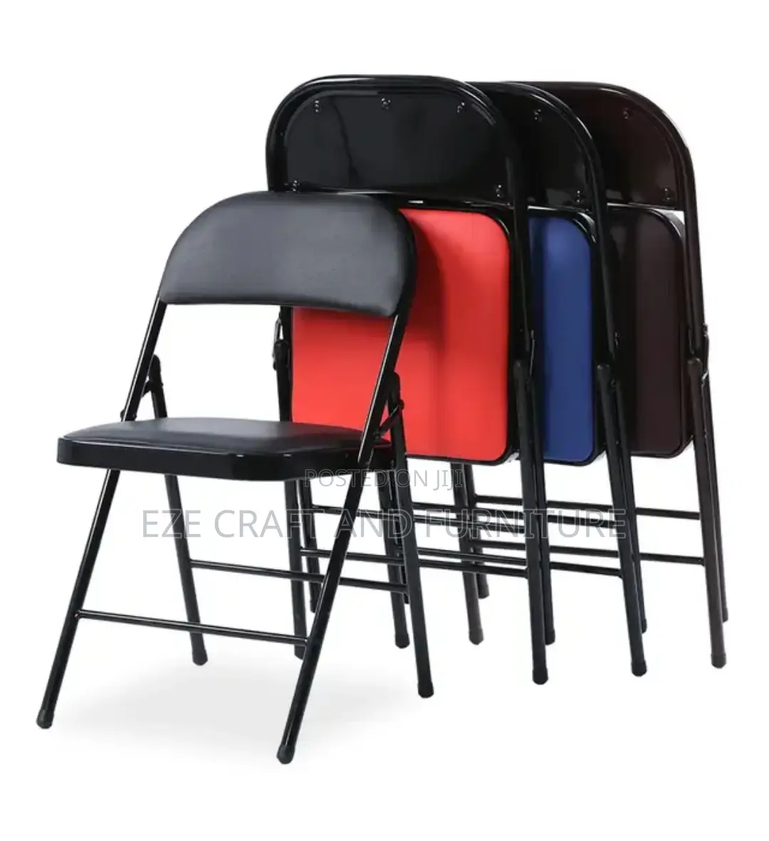 Cushioned Foldable Visitor's Chair