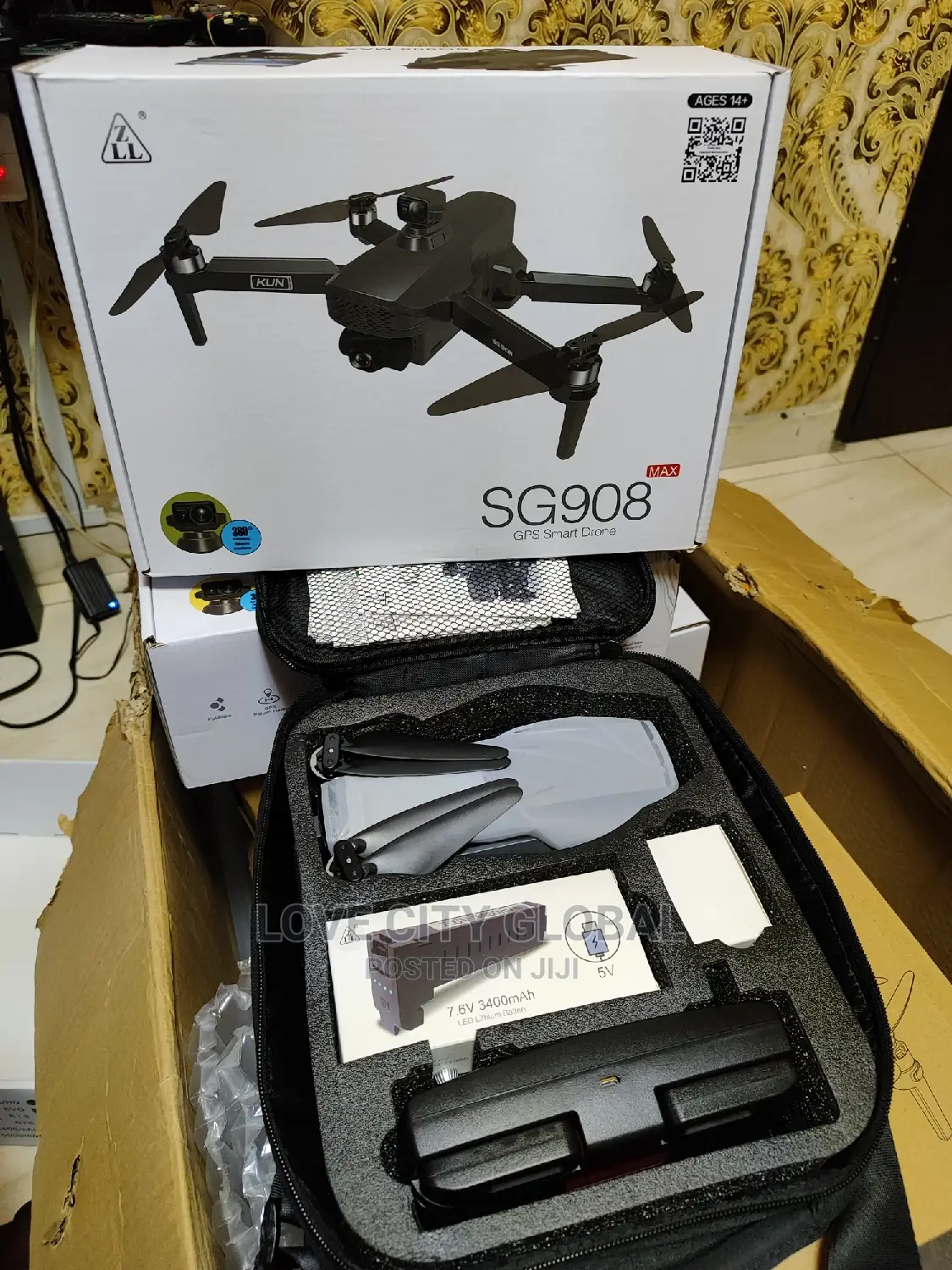Profesional Drone SG908 3KM Wifi GPS With Extra Battery
