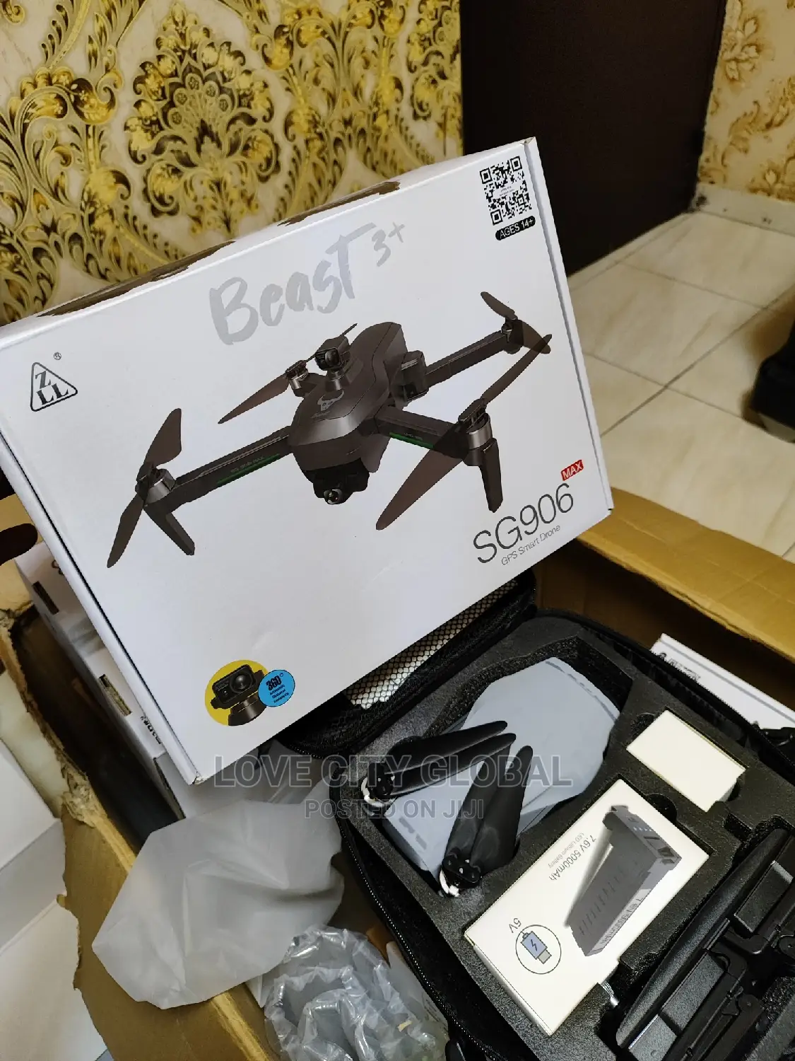 Sg906 Max 1 Video Camera Drone HD GPS 5G Wifi, 2 Battery