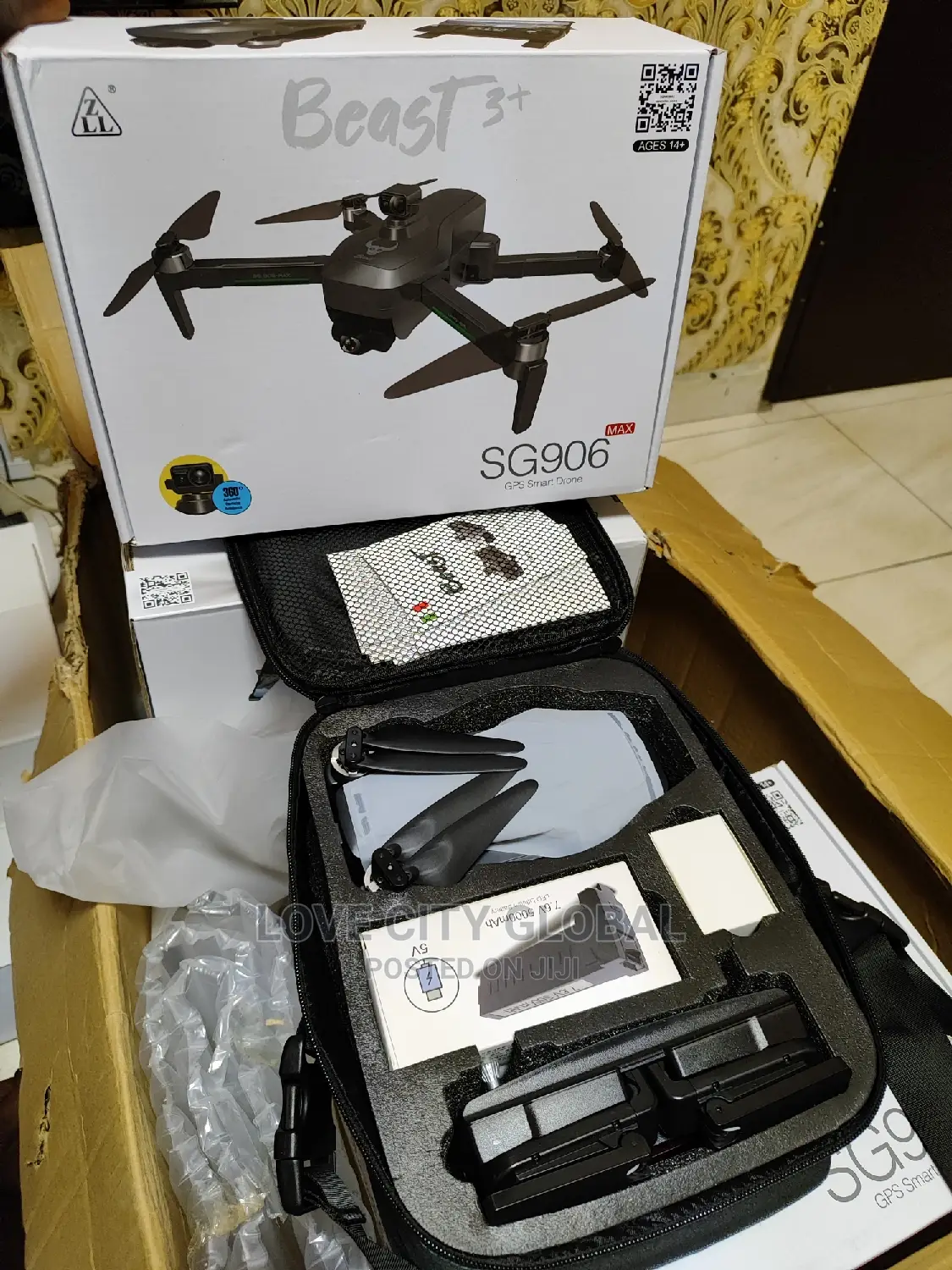 Sg906 Max 1 Video Camera Drone HD GPS 5G Wifi, 2 Battery
