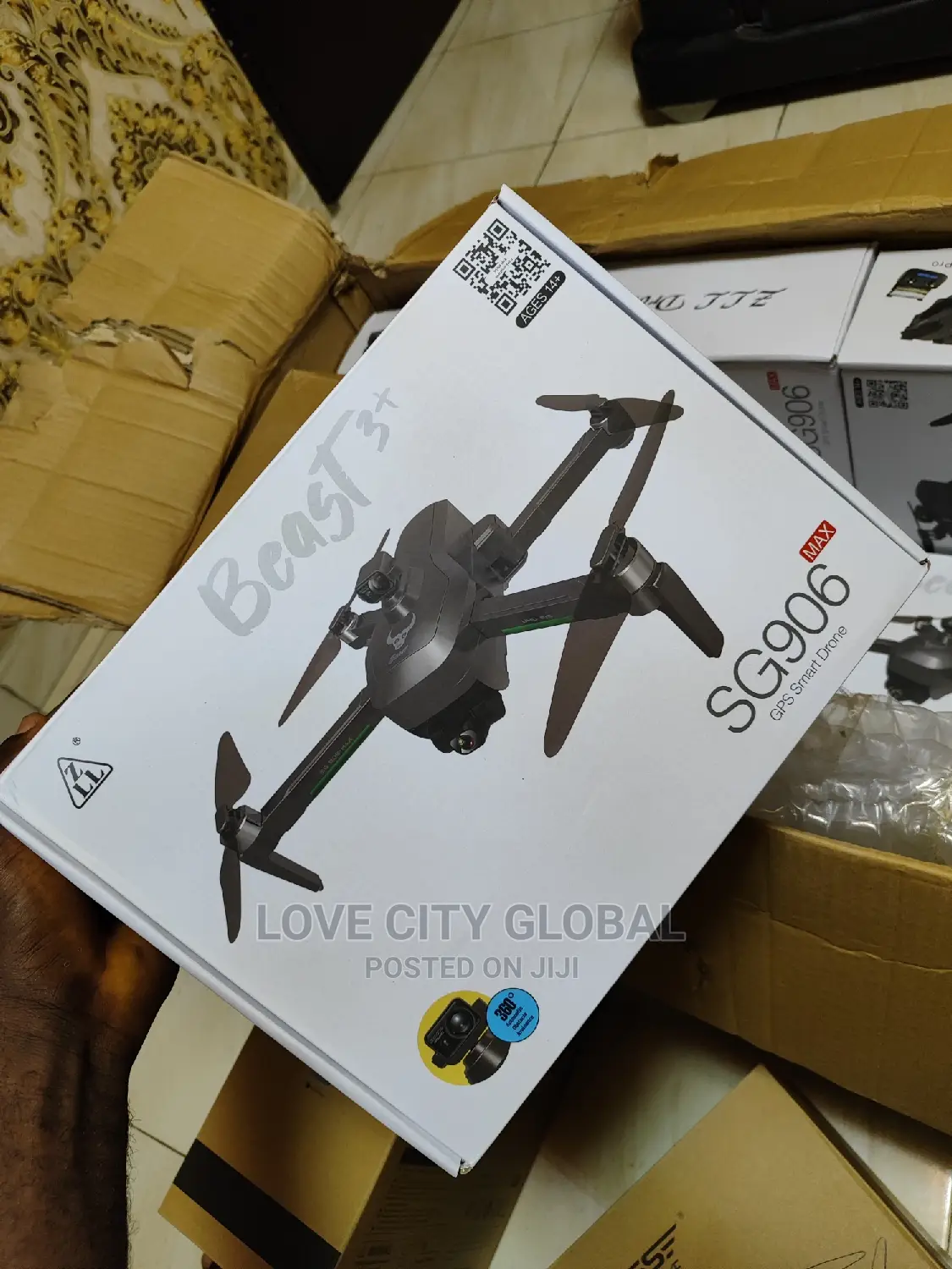 Sg906 Max 1 Video Camera Drone HD GPS 5G Wifi, 2 Battery