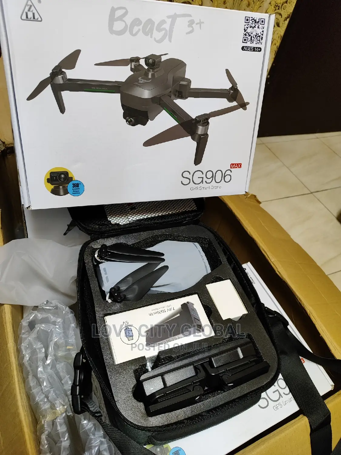 Sg906 Max 1 Video Camera Drone HD GPS 5G Wifi, 2 Battery