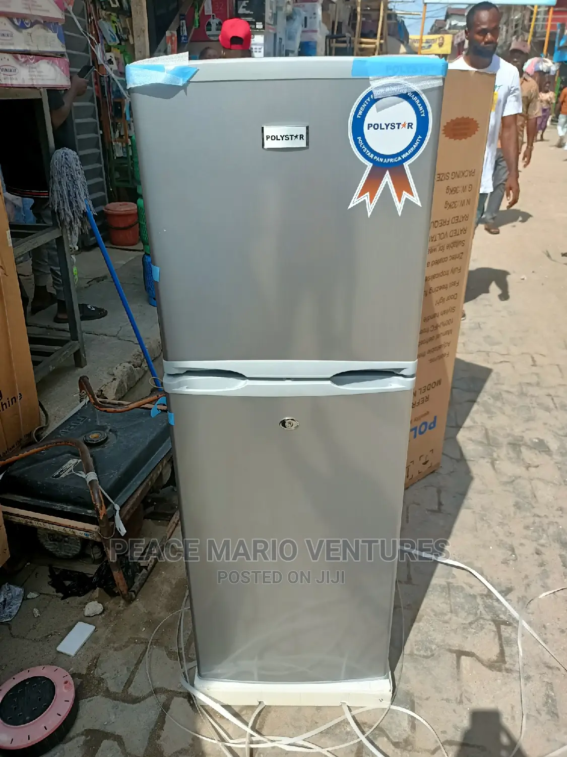 Original Polystar Refrigerator Double Door With 2years Wrnty