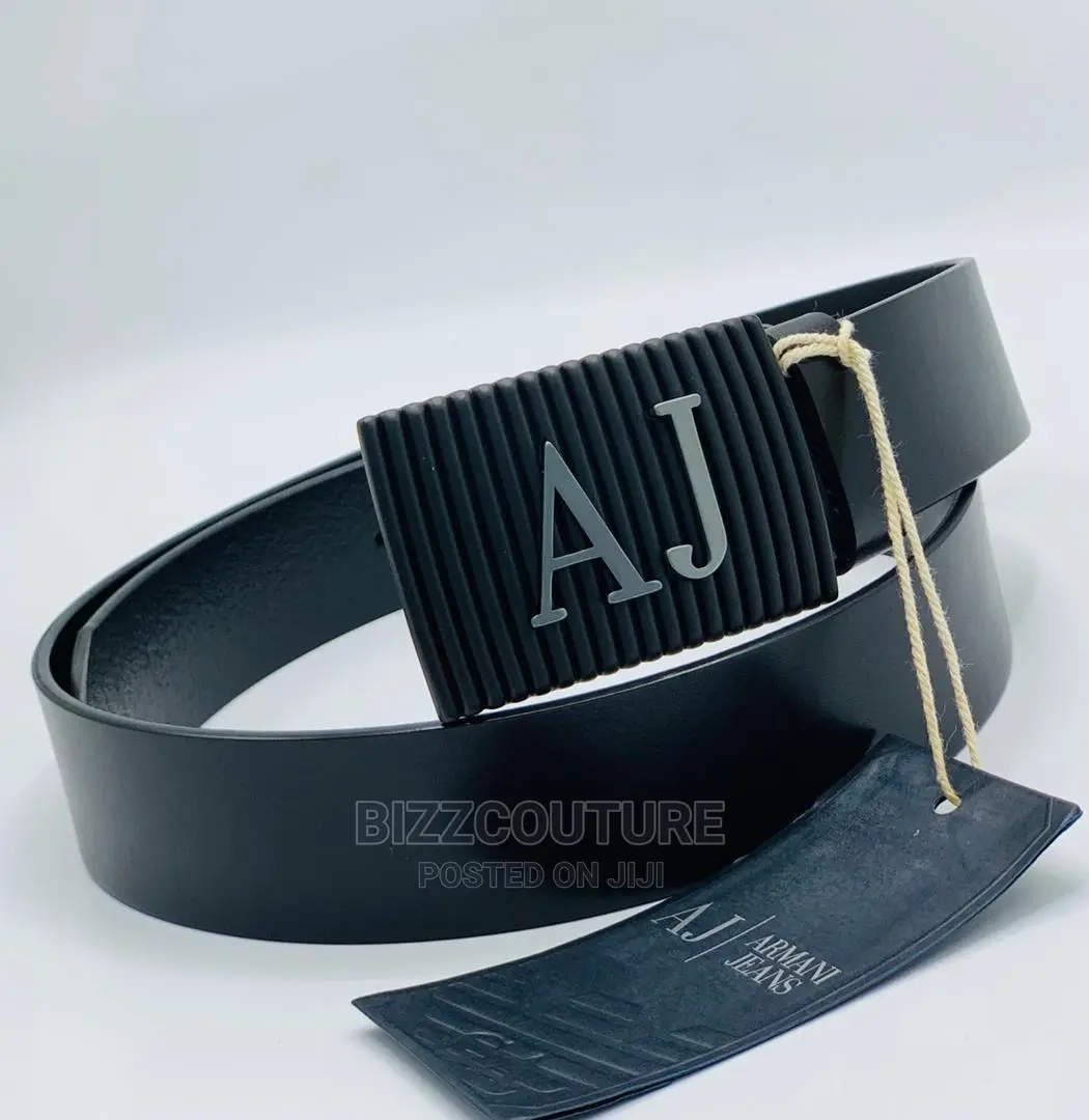 Original AIRMANI JEANS Leather Belts Available in Store