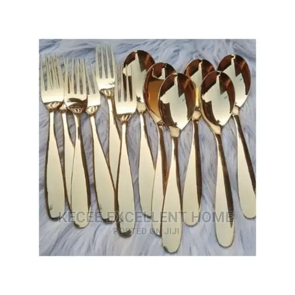 ￼
￼
Vip Gold Spoon and Fork - 12pieces