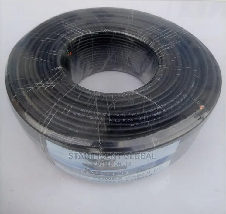 Ausno 100meters Rg59 Cable With Power